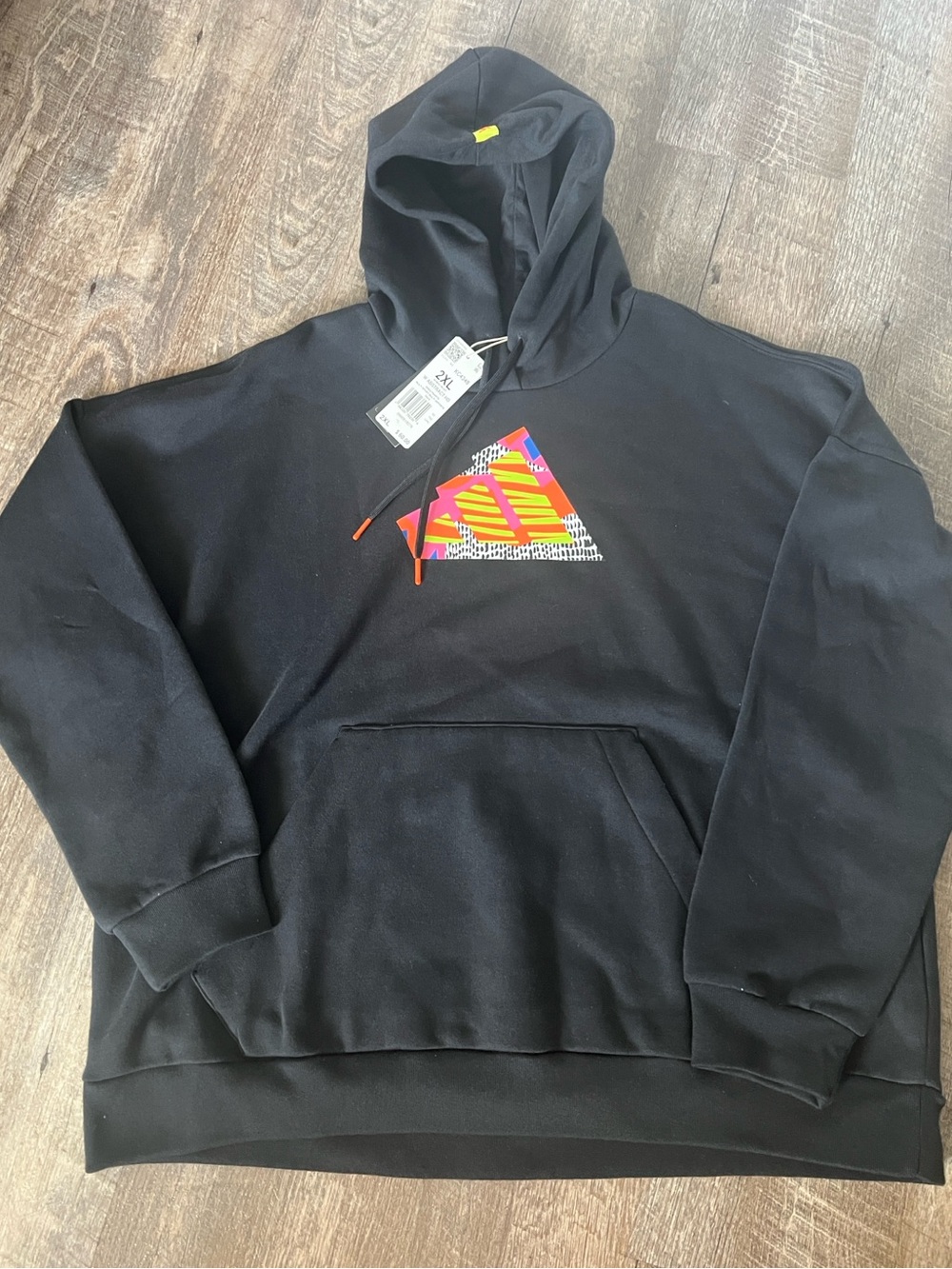 Adidas Women's Abstract Hoodie (KC4348)-Size 2XL